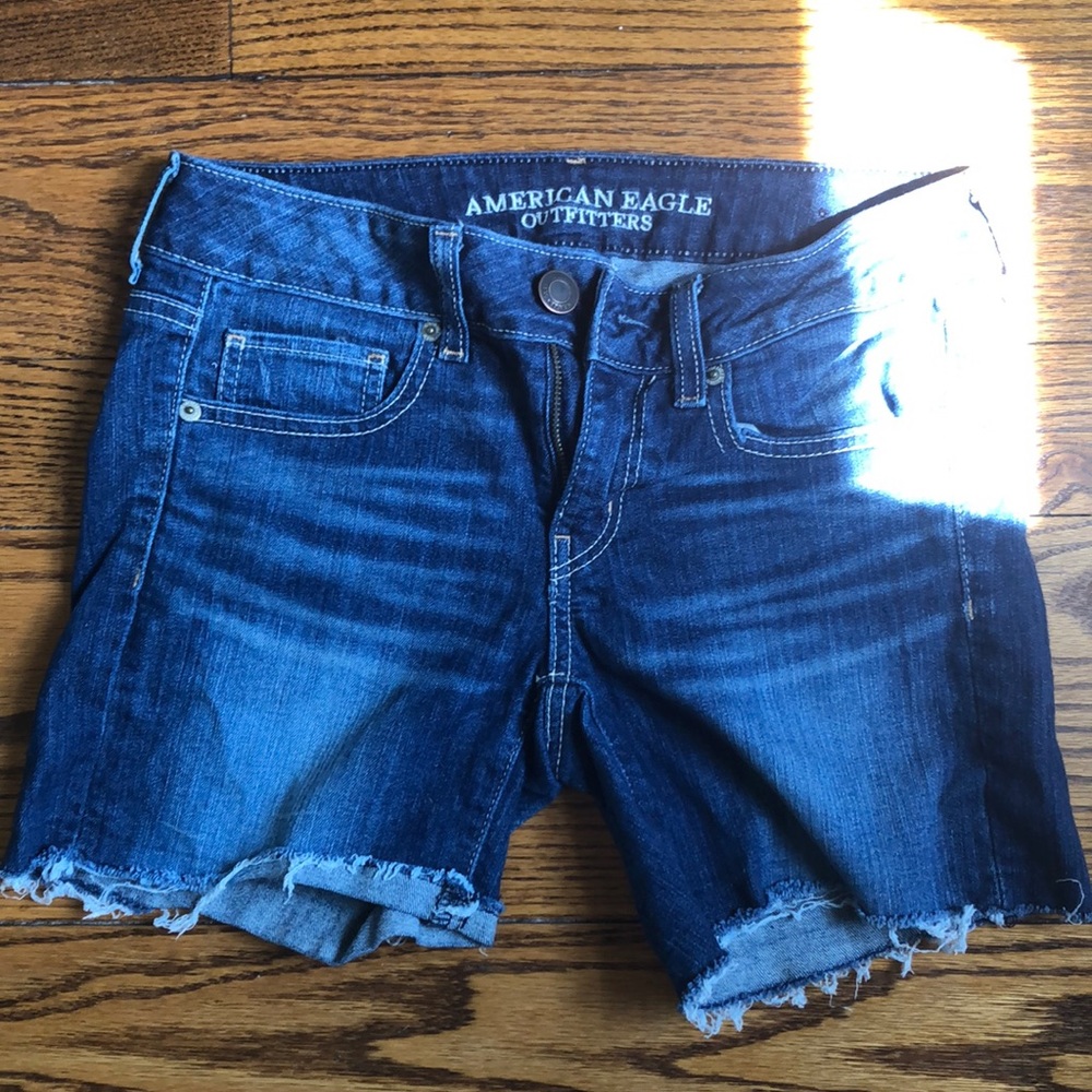 Denim shorts